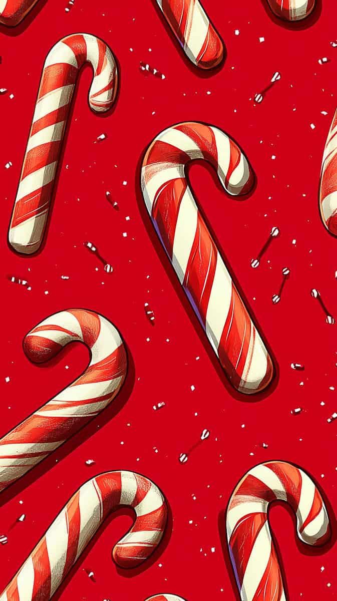 Christmas Wallpaper Aesthetic Candy Cane-1 | Fit Fun And Over 40 Christmas Wallpaper Aesthetic Candy Cane-1