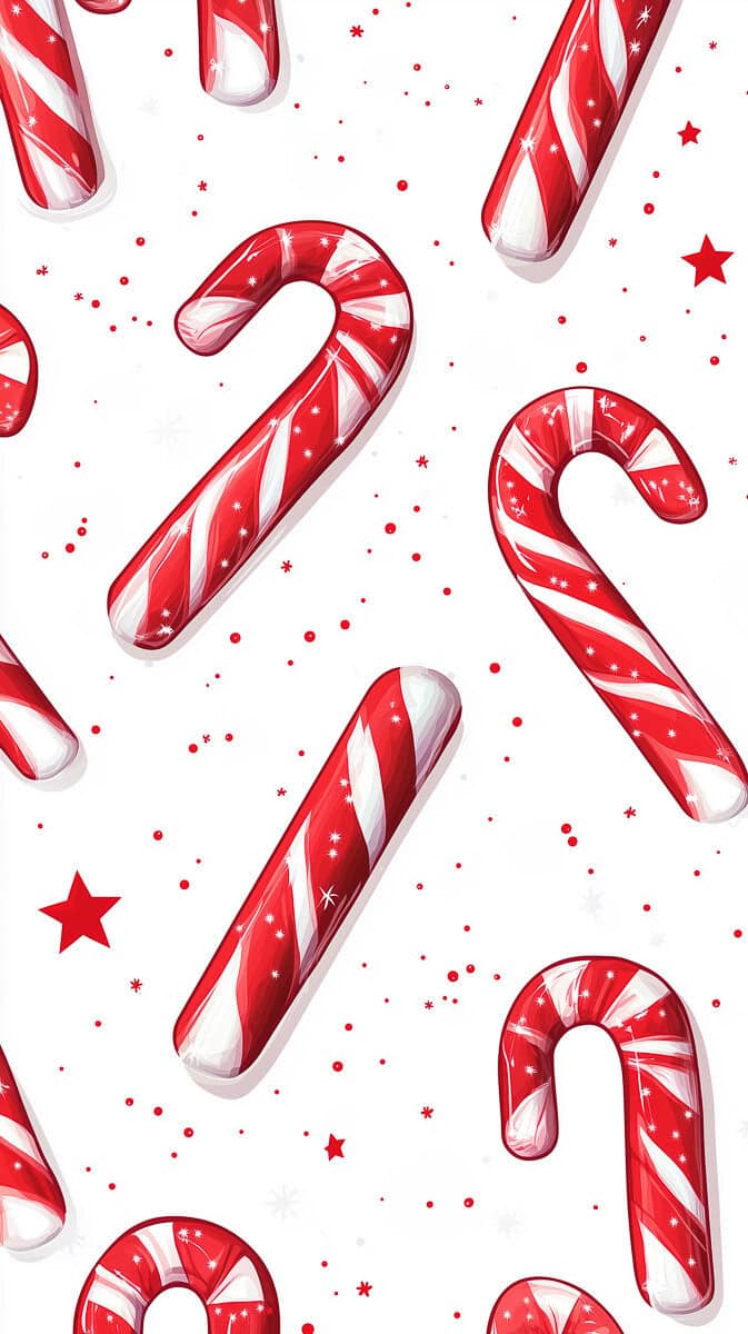 Christmas Wallpaper Aesthetic Candy Cane-2 | Fit Fun And Over 40 Christmas Wallpaper Aesthetic Candy Cane-2