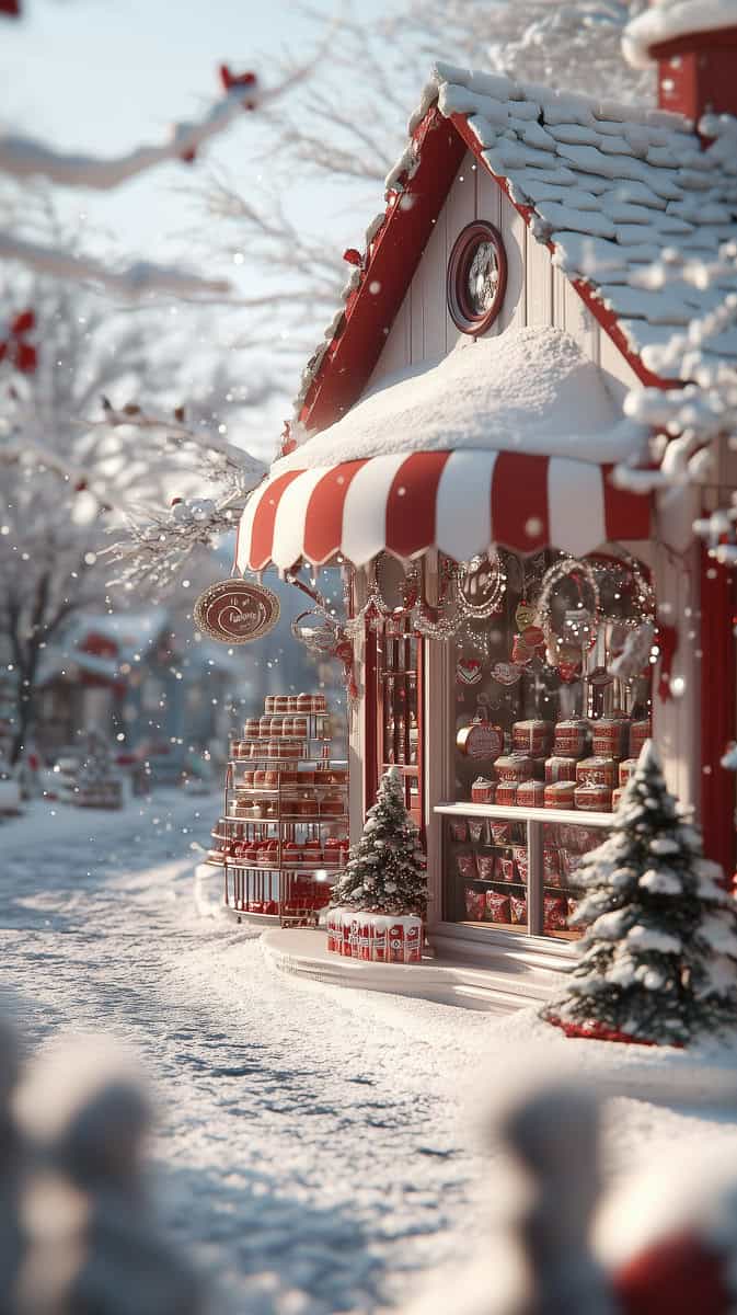 Christmas Wallpaper Aesthetic Candy Land-2 | Fit Fun And Over 40 Christmas Wallpaper Aesthetic Candy Land-2