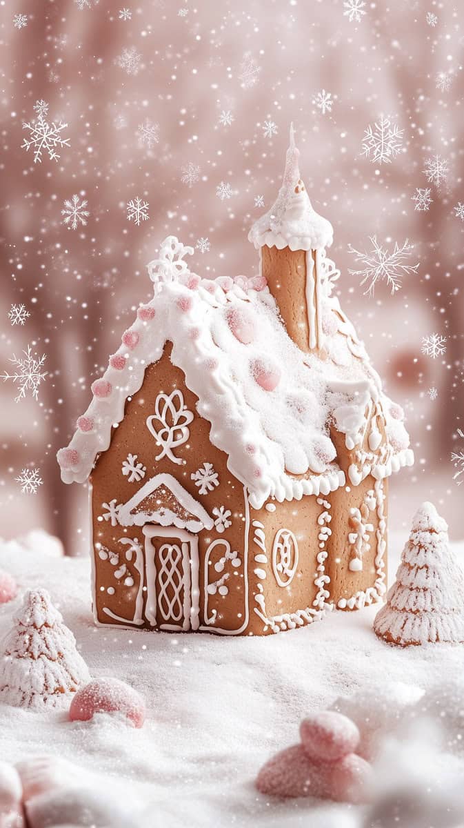 Christmas Wallpaper Aesthetic Pink-1 | Fit Fun And Over 40 Christmas Wallpaper Aesthetic Pink-1