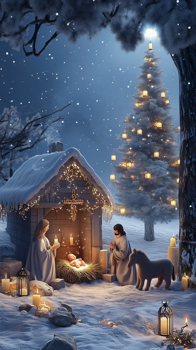 Christmas Wallpaper Nativity-6 | Fit Fun And Over 40 Christmas Wallpaper Nativity-6