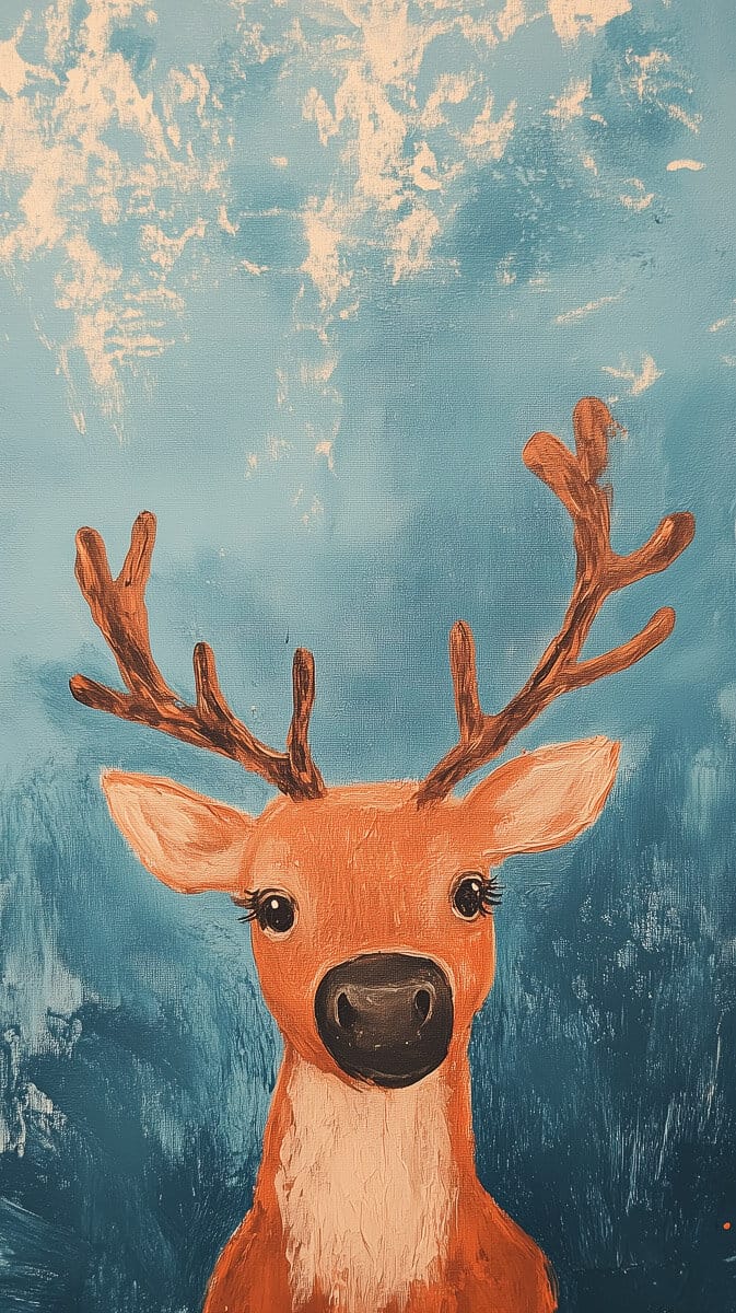 Christmas Wallpaper Reindeer-11 | Fit Fun And Over 40 Christmas Wallpaper Reindeer-11