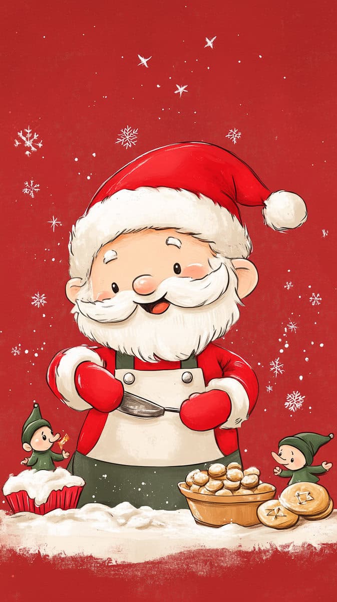 Christmas Wallpaper Santa-04 | Fit Fun And Over 40 Christmas Wallpaper Santa-04