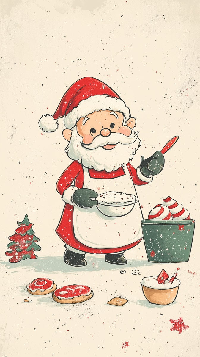 Christmas Wallpaper Santa-05 | Fit Fun And Over 40 Christmas Wallpaper Santa-05