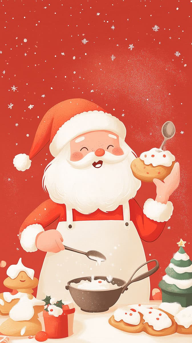 Christmas Wallpaper Santa-06 | Fit Fun And Over 40 Christmas Wallpaper Santa-06