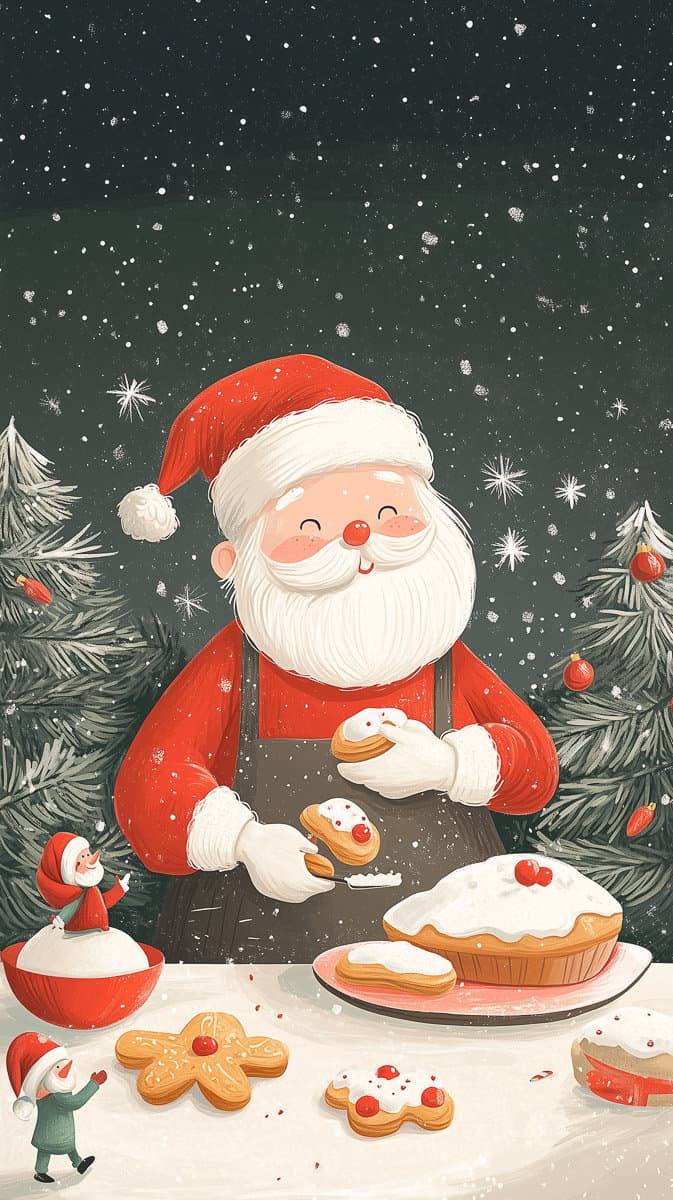 Christmas Wallpaper Santa-07 | Fit Fun And Over 40 Christmas Wallpaper Santa-07
