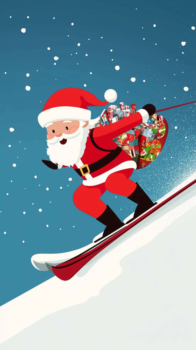 Christmas Wallpaper Santa-08 | Fit Fun And Over 40 Christmas Wallpaper Santa-08