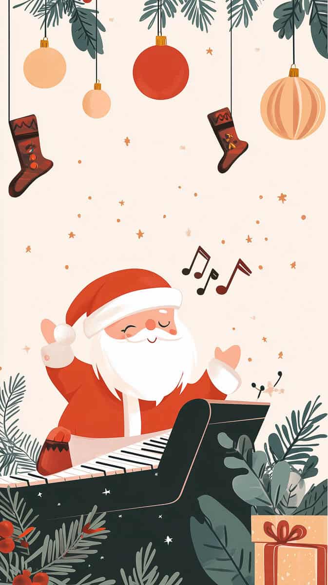 Christmas Wallpaper Santa-11 | Fit Fun And Over 40 Christmas Wallpaper Santa-11