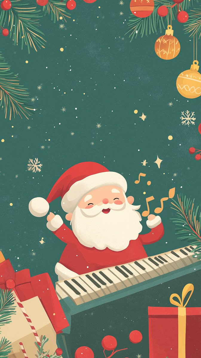 Christmas Wallpaper Santa-12 | Fit Fun And Over 40 Christmas Wallpaper Santa-12