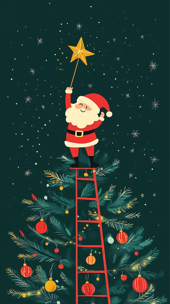 Christmas Wallpaper Santa-14 | Fit Fun And Over 40 Christmas Wallpaper Santa-14