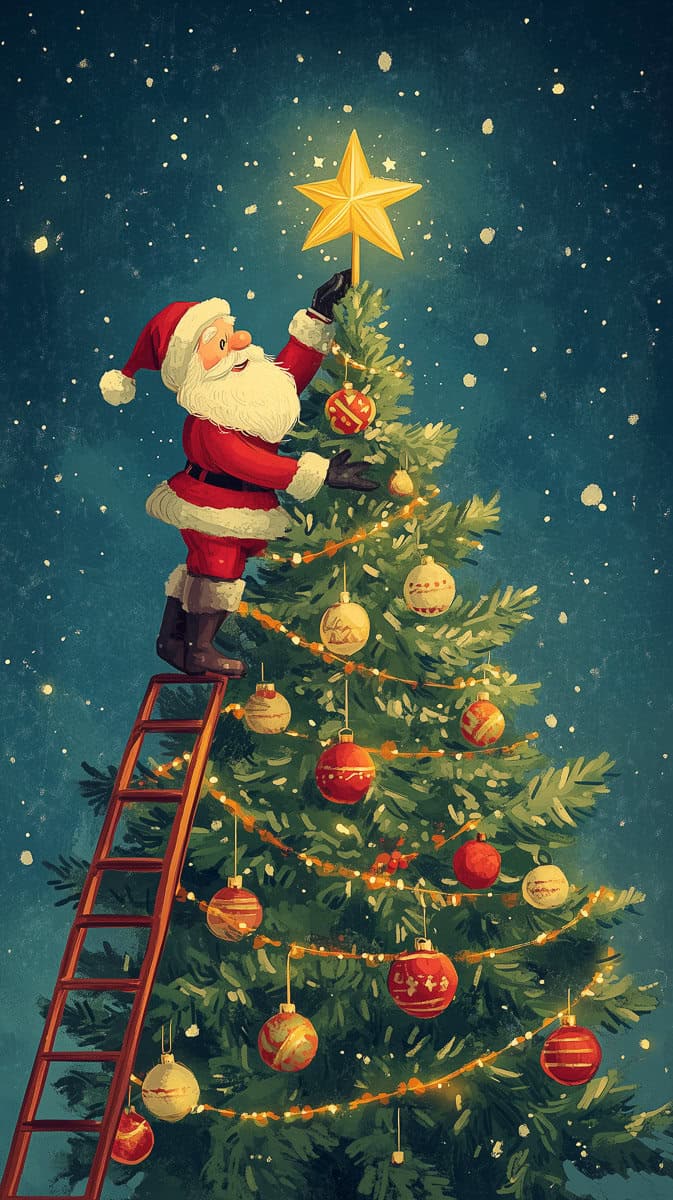 Christmas Wallpaper Santa-15 | Fit Fun And Over 40 Christmas Wallpaper Santa-15