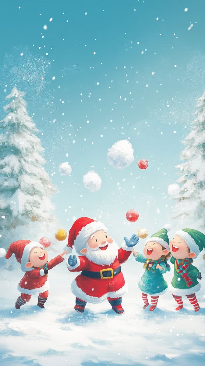 Christmas Wallpaper Santa-17 | Fit Fun And Over 40 Christmas Wallpaper Santa-17