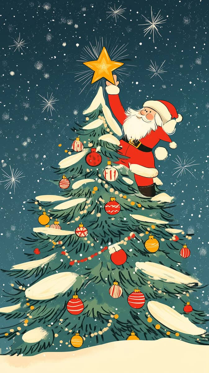 Christmas Wallpaper Santa-19 | Fit Fun And Over 40 Christmas Wallpaper Santa-19