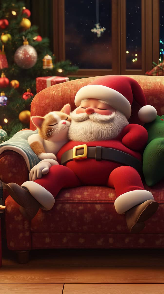 Christmas Wallpaper Santa-20 | Fit Fun And Over 40 Christmas Wallpaper Santa-20