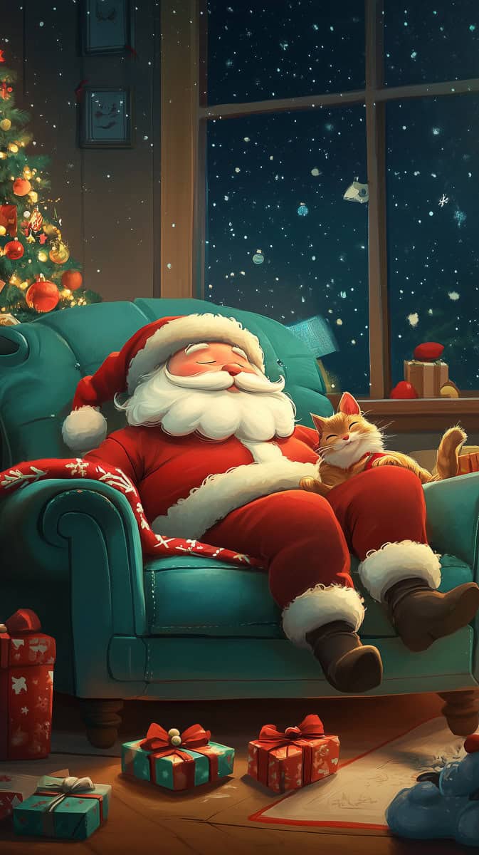 Christmas Wallpaper Santa-21 | Fit Fun And Over 40 Christmas Wallpaper Santa-21