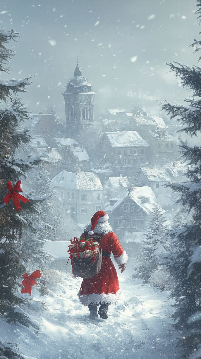 Christmas Wallpaper Santa-27 | Fit Fun And Over 40 Christmas Wallpaper Santa-27