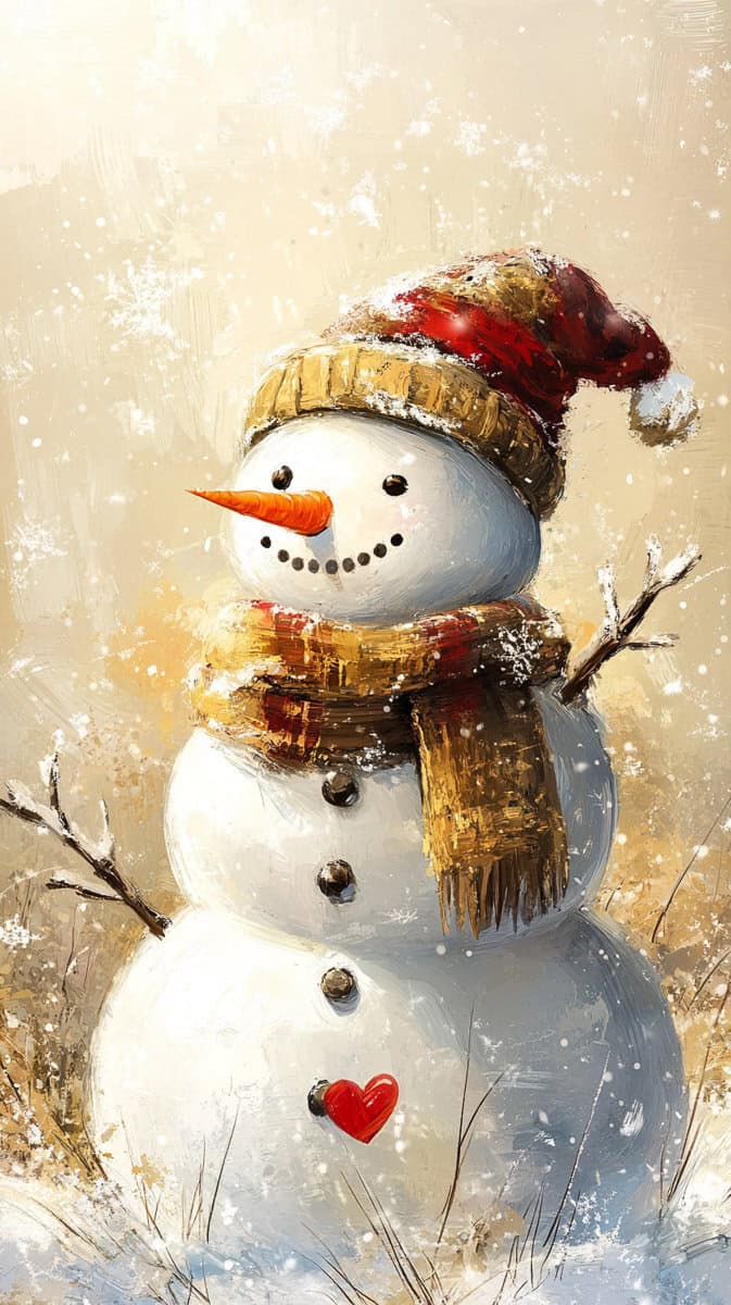 Christmas Wallpaper Snowman-01 | Fit Fun And Over 40 Christmas Wallpaper Snowman-01
