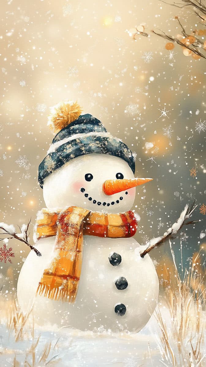 Christmas Wallpaper Snowman-03 | Fit Fun And Over 40 Christmas Wallpaper Snowman-03