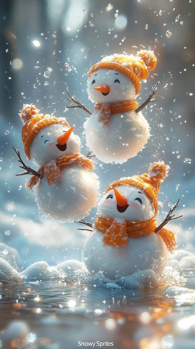 Christmas Wallpaper Snowman-13 | Fit Fun And Over 40 Christmas Wallpaper Snowman-13