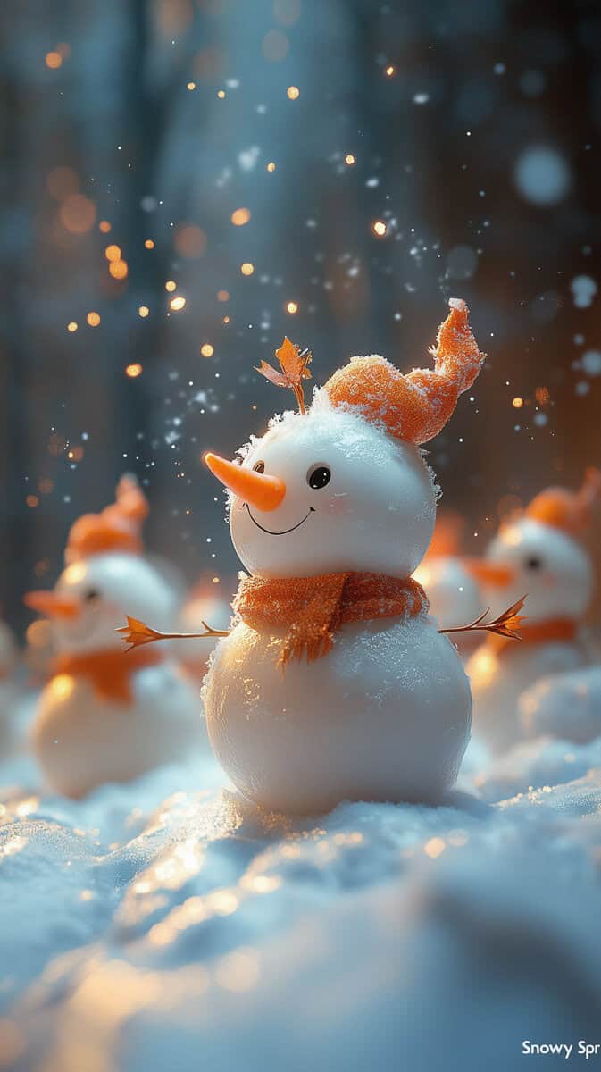 Christmas Wallpaper Snowman-15 | Fit Fun And Over 40 Christmas Wallpaper Snowman-15