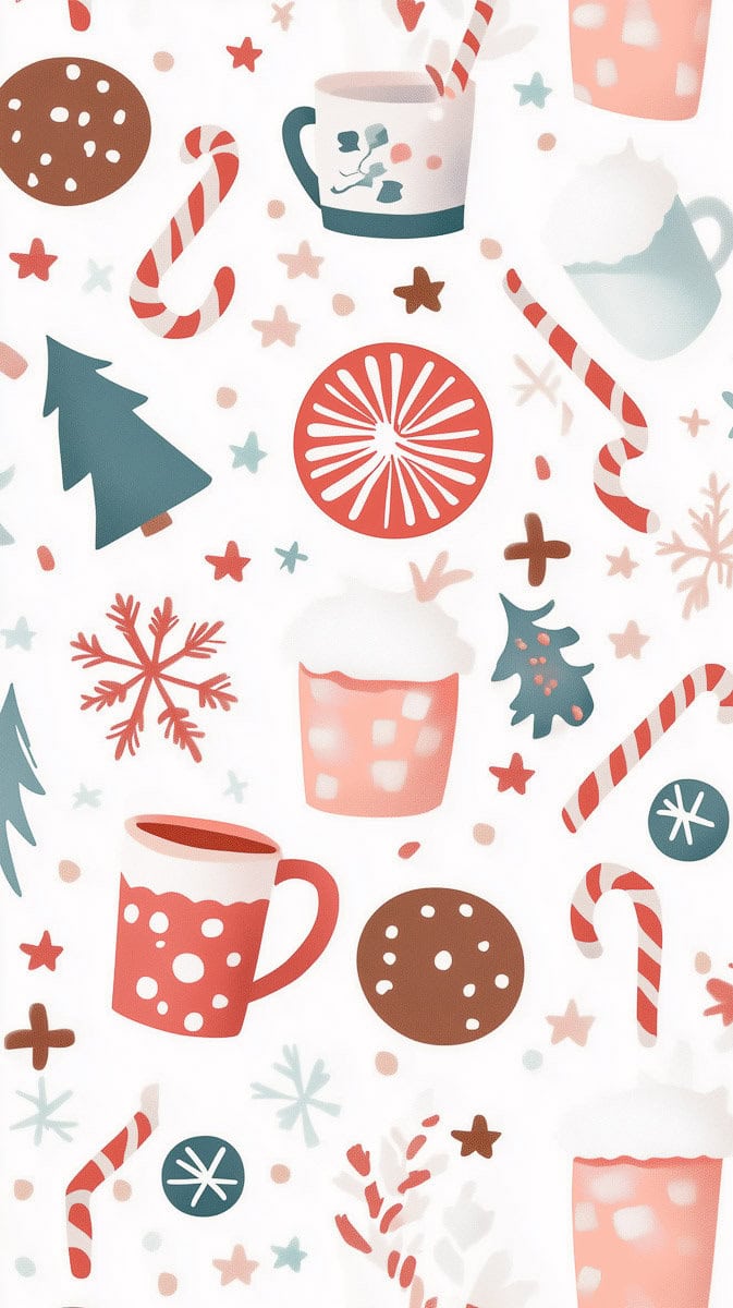 Christmas Wallpaper preppy-03 | Fit Fun And Over 40 Christmas Wallpaper preppy-03