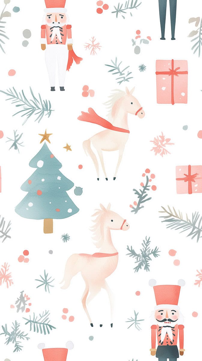 Christmas Wallpaper preppy-06 | Fit Fun And Over 40 Christmas Wallpaper preppy-06