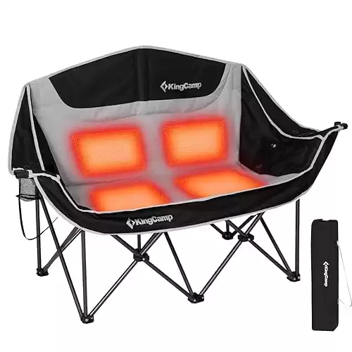 KingCamp Heated Double Camping Chair