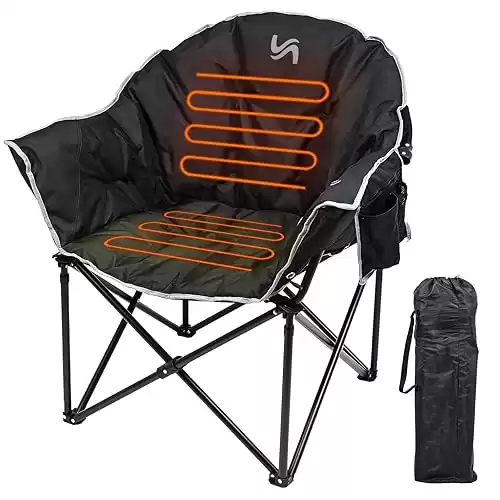 Slsy Heated Camping Chair Oversized