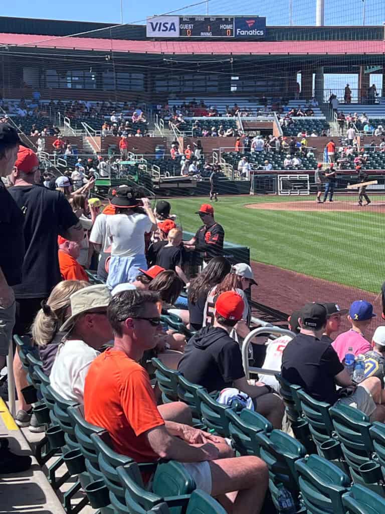 Arizona Spring Training MLB-12 | Fit Fun And Over 40 Families enjoying spring training