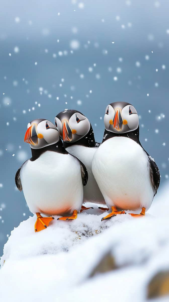 cute aesthetic winter wallpaper-11 | Fit Fun And Over 40 January Animal