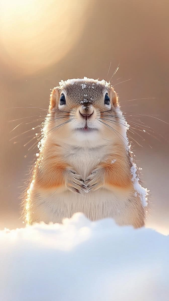 cute aesthetic winter wallpaper-13 | Fit Fun And Over 40 Silly Animals