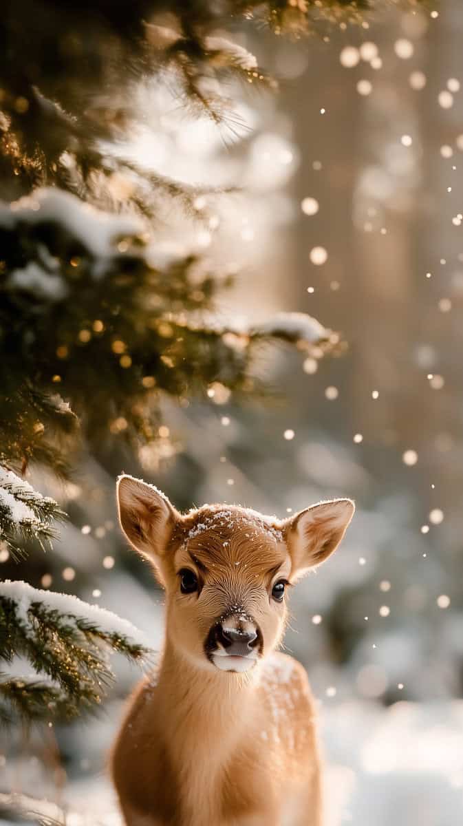 cute aesthetic winter wallpaper-22 | Fit Fun And Over 40 Snowy Phone Wallpaper