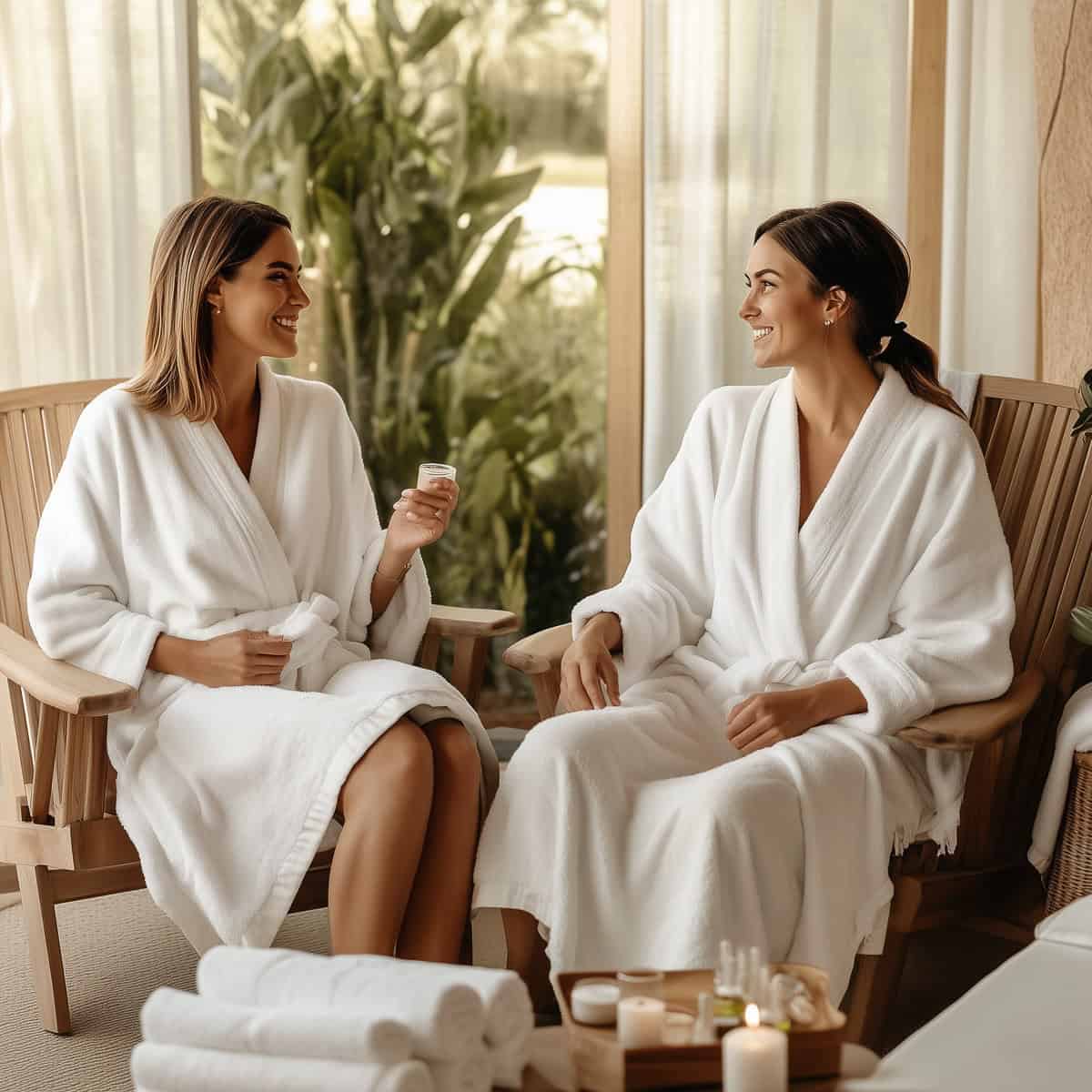 fun activities for friends-1 | Fit Fun And Over 40 Friends at a spa day