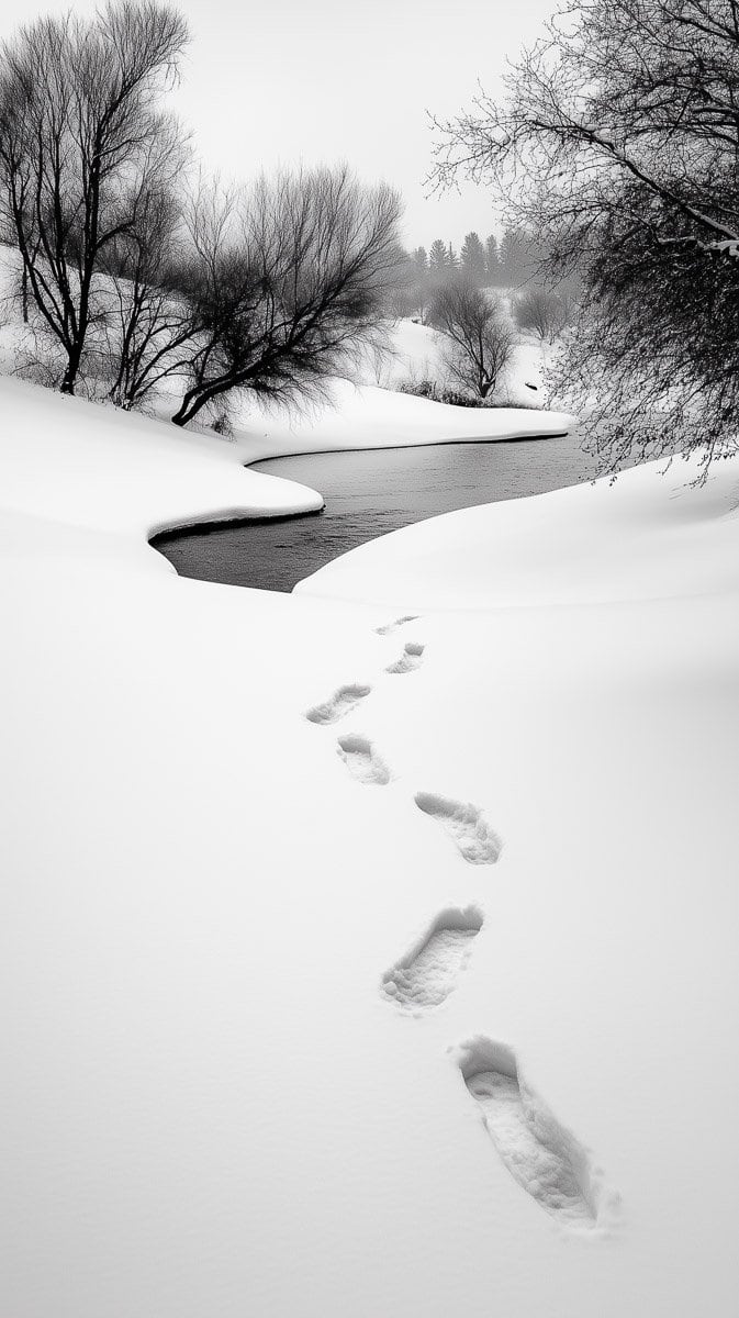 minimalist winter wallpaper-06 | Fit Fun And Over 40 Calming Atmosphere