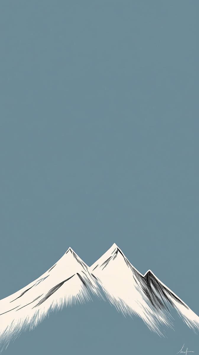 minimalist winter wallpaper-10 | Fit Fun And Over 40 Mountain Wallpaper