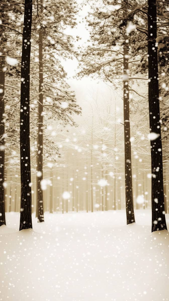 vintage winter wallpaper-2 | Fit Fun And Over 40 Vintage Scene