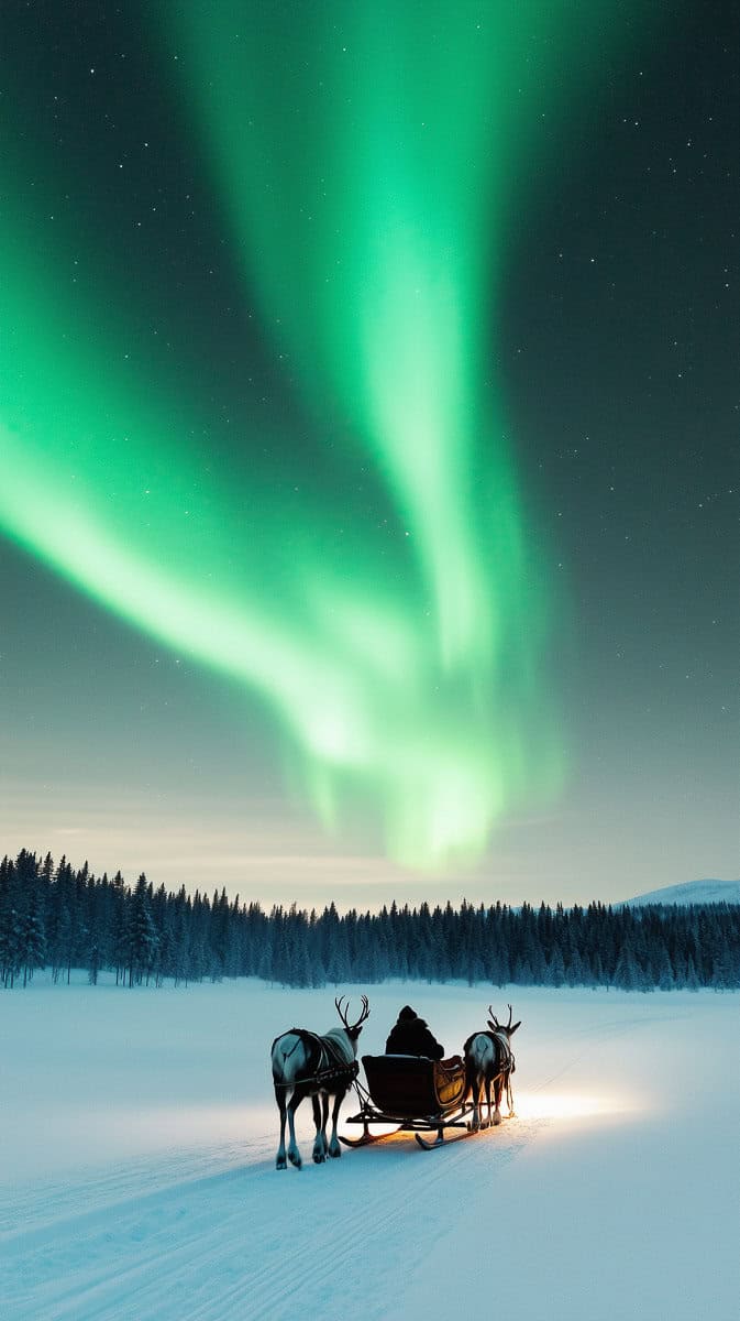 winter wallpaper backgrounds-02 | Fit Fun And Over 40 Northern lights winter wallpaper