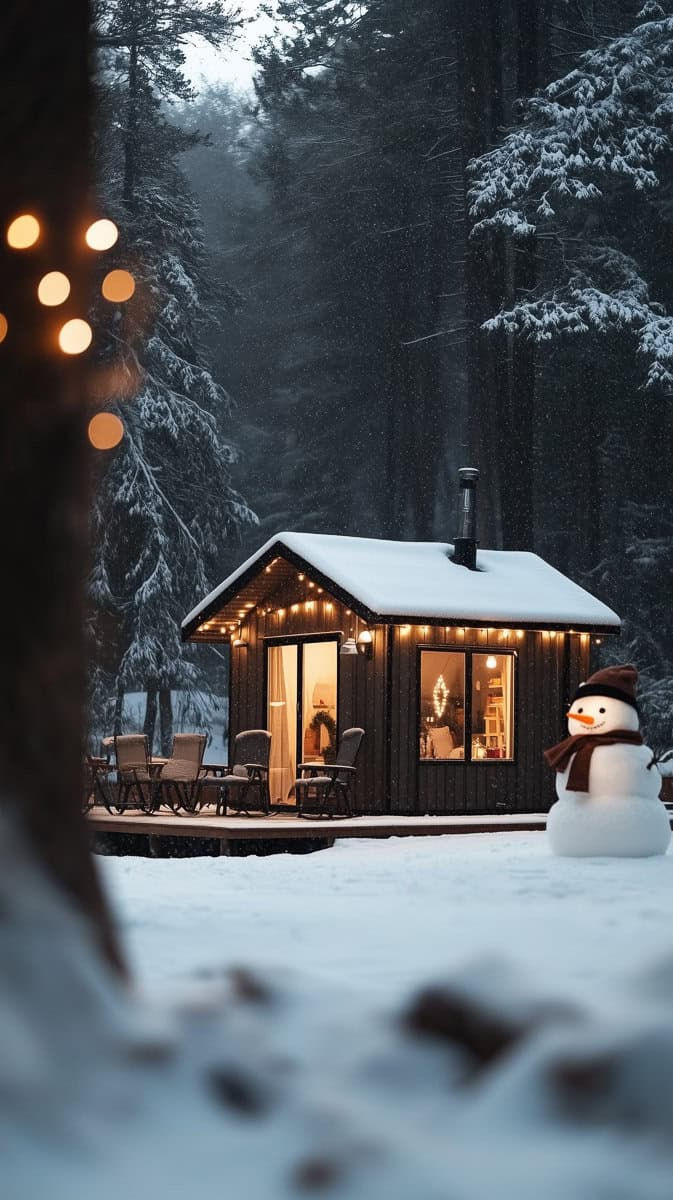 winter wallpapers aesthetic-14 | Fit Fun And Over 40 cozy winter cabin