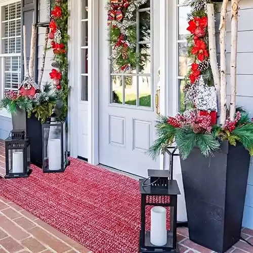 Red Outdoor Rug