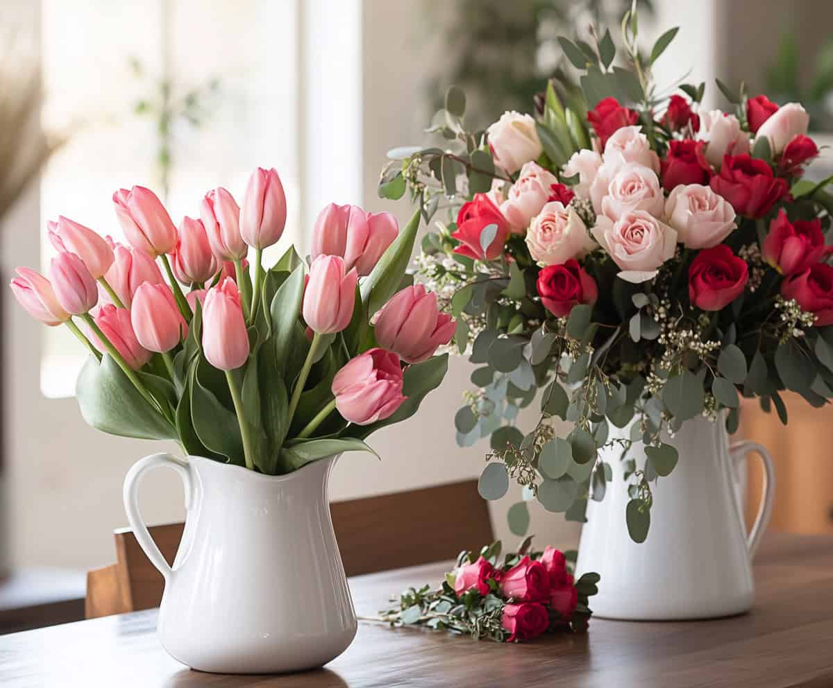 Florals to decorate for Valentines Day