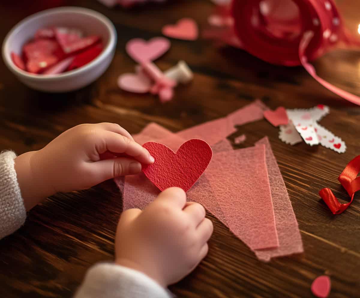 DIY and handmade Valentines decor