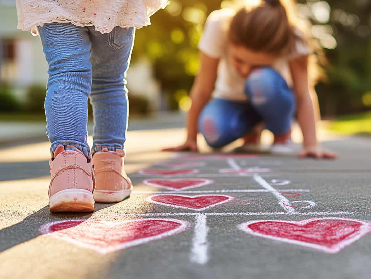 Valentines Day Hopscotch