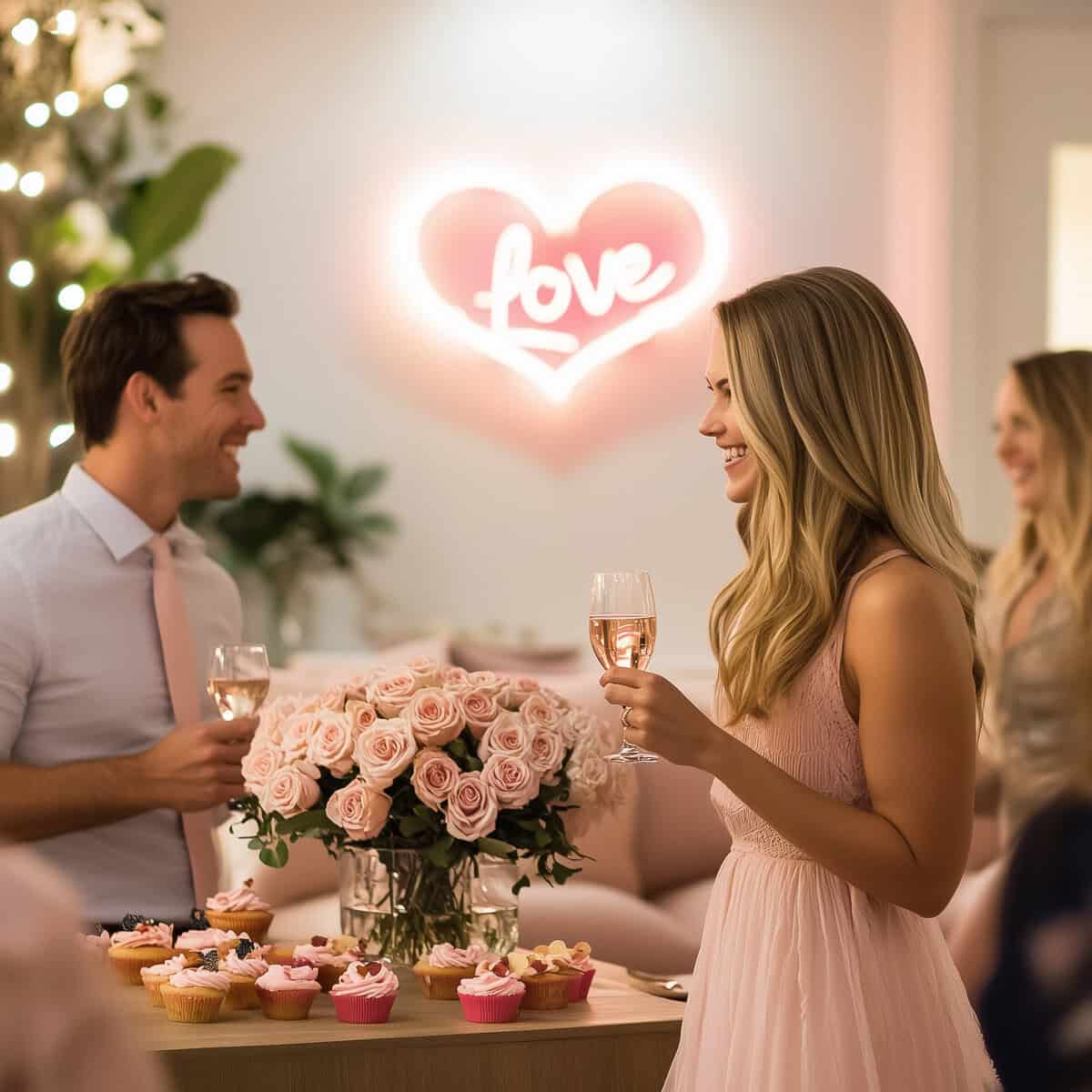 Valentines Party Games Adults-6 | Fit Fun And Over 40 Pink themed dress code at Valentines Day Party