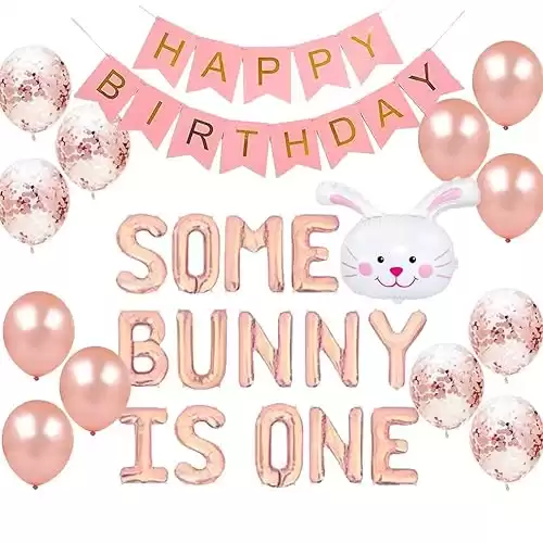 Some Bunny Is One First Birthday Party Supplies