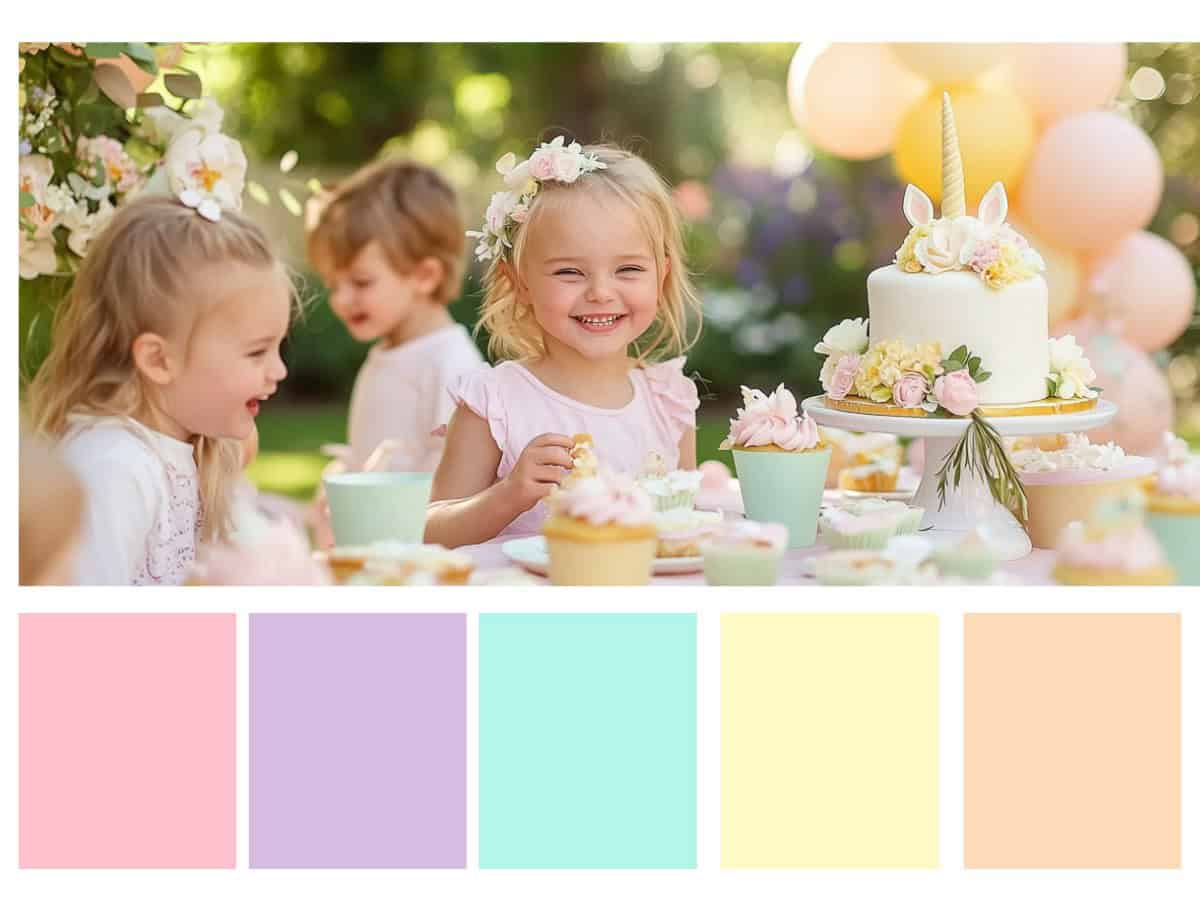 Pastel Unicorn Garden