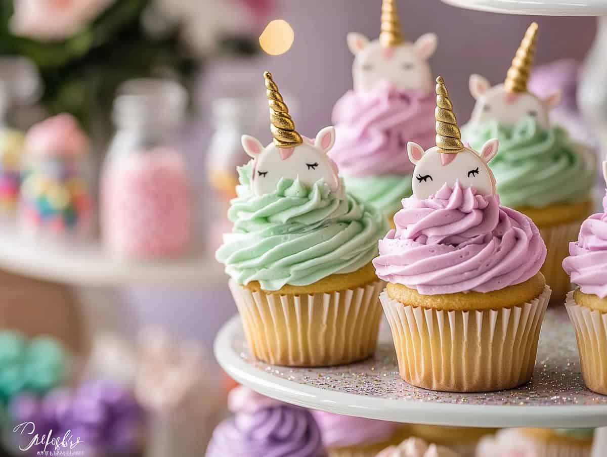 Unicorn cupcakes