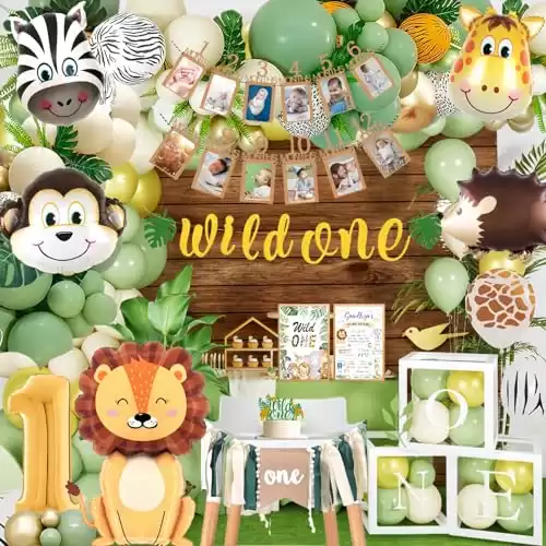 Daidle Wild One Birthday Decorations