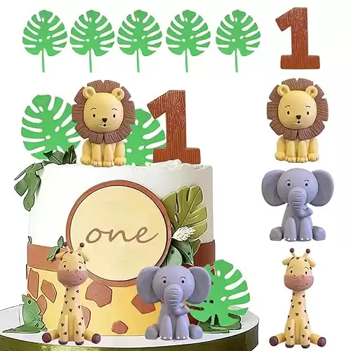 Safari Animal Cake Toppers