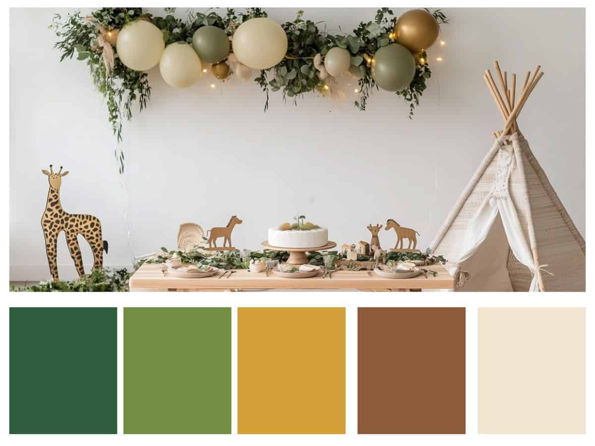 Jungle Safari-Inspired Palette