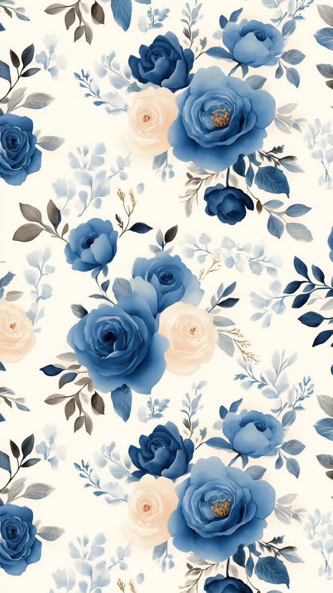 Spring wallpaper blue-13